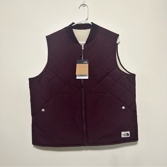 The North Face Cuchillo Reversible Root Brown Vest Women’s Size XL - Picture 2 of 13